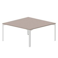 Ray RY2TS168 TRBL (Тортора/Белый) Составной стол на 2 рабочих места, без отверстий