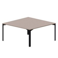 Ray RY2TS168 TRNR (Тортора/Черный) Составной стол на 2 рабочих места, без отверстий