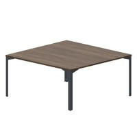 Ray RY2TS168 WNAN (Орех/Антрацит) Составной стол на 2 рабочих места, без отверстий