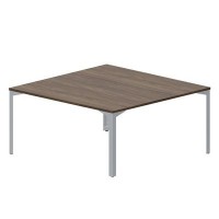 Ray RY2TS168 WNTI (Орех/Титан) Составной стол на 2 рабочих места, без отверстий