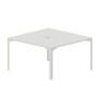 Ray RY2TV147 BLBL (Белый/Белый) Составной стол на 2 рабочих места, 2 эргономичных выреза
