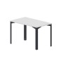 Ray RYG127 BLAN (Белый/Антрацит) Стол, 2 громмета