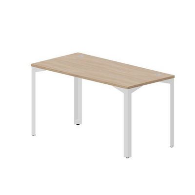 Ray RYG147 OWBL (Светлый дуб/Белый) Стол, 2 громмета