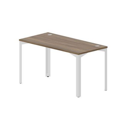 Ray RYG147 WNBL (Орех/Белый) Стол, 2 громмета