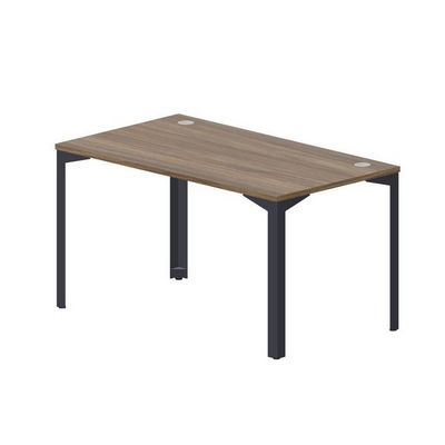 Ray RYG148 WNAN (Орех/Антрацит) Стол, 2 громмета