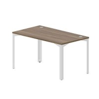 Ray RYG148 WNBL (Орех/Белый) Стол, 2 громмета