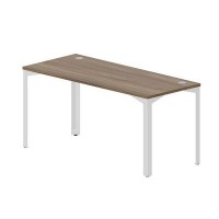 Ray RYG167 WNBL (Орех/Белый) Стол, 2 громмета