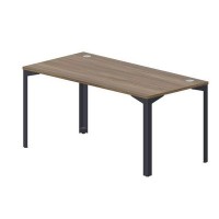 Ray RYG168 WNAN (Орех/Антрацит) Стол, 2 громмета