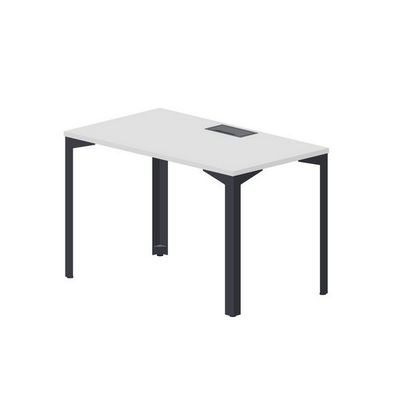 Ray RYL127 BLAN (Белый/Антрацит) Стол, металлический аутлет