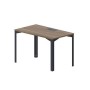 Ray RYL127 WNAN (Орех/Антрацит) Стол, металлический аутлет