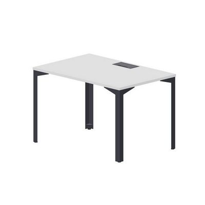 Ray RYL128 BLAN (Белый/Антрацит) Стол, металлический аутлет