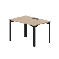 Ray RYL128 OWNR (Светлый дуб/Черный) Стол, металлический аутлет