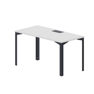 Ray RYL147 BLAN (Белый/Антрацит) Стол, металлический аутлет