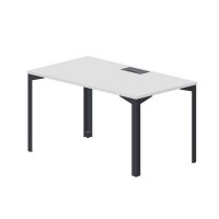 Ray RYL148 BLAN (Белый/Антрацит) Стол, металлический аутлет