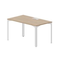 Ray RYL148 OWBL (Светлый дуб/Белый) Стол, металлический аутлет