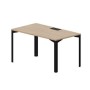 Ray RYL148 OWNR (Светлый дуб/Черный) Стол, металлический аутлет
