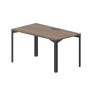 Ray RYL148 WNAN (Орех/Антрацит) Стол, металлический аутлет