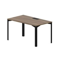 Ray RYL148 WNNR (Орех/Черный) Стол, металлический аутлет