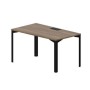 Рэй RYL148 WDNR (Орех браун/Черный) Стол, металлический аутлет