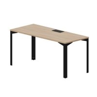 Ray RYL167 OWNR (Светлый дуб/Черный) Стол, металлический аутлет