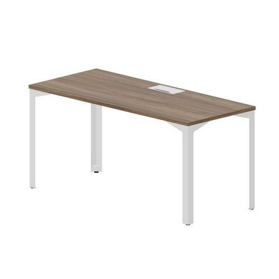 Ray RYL167 WNBL (Орех/Белый) Стол, металлический аутлет