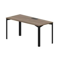 Ray RYL167 WNNR (Орех/Черный) Стол, металлический аутлет