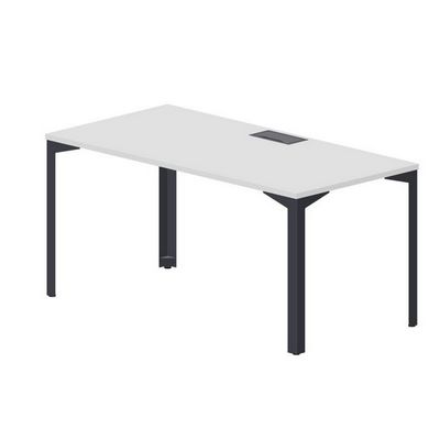 Ray RYL168 BLAN (Белый/Антрацит) Стол, металлический аутлет