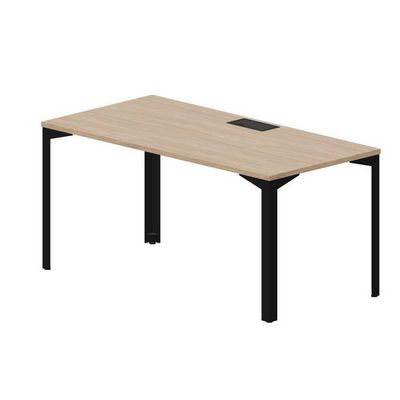 Ray RYL168 OWNR (Светлый дуб/Черный) Стол, металлический аутлет