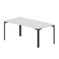 Ray RYM1809 BLAN (Белый/Антрацит) Стол для совещаний
