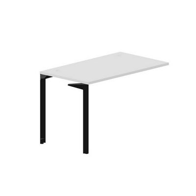 Ray RYPG127 BLNR (Белый/Черный) Стол приставной, 2 громмета