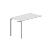 Ray RYPG127 BLTI (Белый/Титан) Стол приставной, 2 громмета