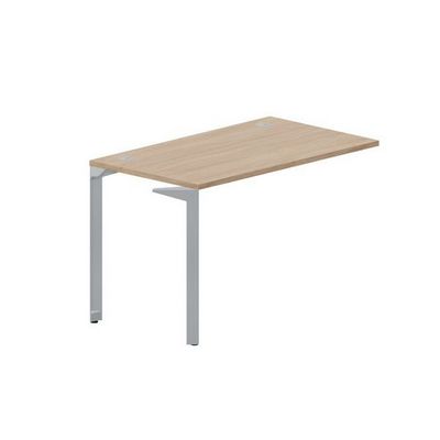 Ray RYPG127 OWTI (Светлый дуб/Титан) Стол приставной, 2 громмета