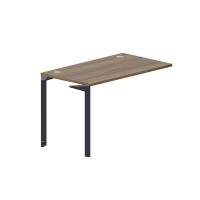 Ray RYPG127 WNAN (Орех/Антрацит) Стол приставной, 2 громмета