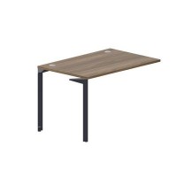 Ray RYPG128 WNAN (Орех/Антрацит) Стол приставной, 2 громмета