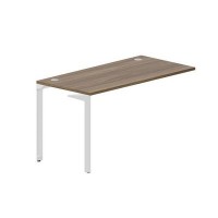 Ray RYPG147 WNBL (Орех/Белый) Стол приставной, 2 громмета