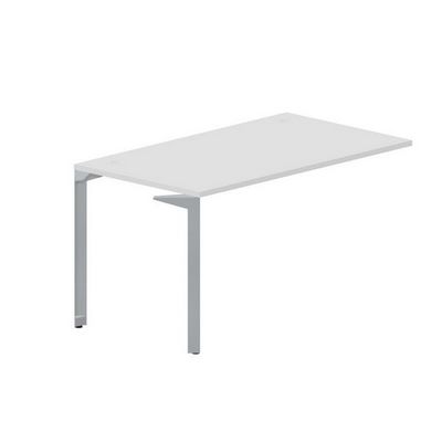 Ray RYPG148 BLTI (Белый/Титан) Стол приставной, 2 громмета