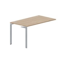 Ray RYPG148 OWTI (Светлый дуб/Титан) Стол приставной, 2 громмета