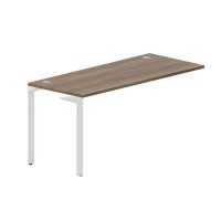 Ray RYPG167 WNBL (Орех/Белый) Стол приставной, 2 громмета