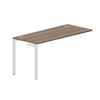 Ray RYPG167 WNBL (Орех/Белый) Стол приставной, 2 громмета