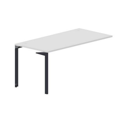 Ray RYPG168 BLAN (Белый/Антрацит) Стол приставной, 2 громмета