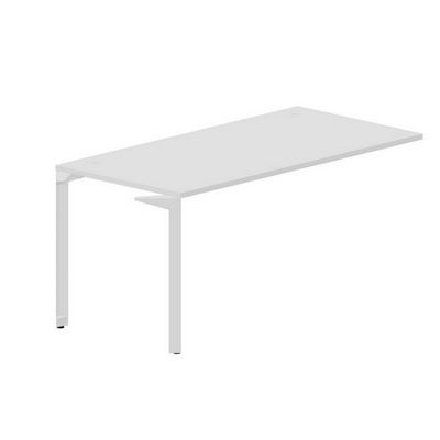 Рэй RYPG168 BLBL (Белый/Белый) Стол приставной, 2 громмета