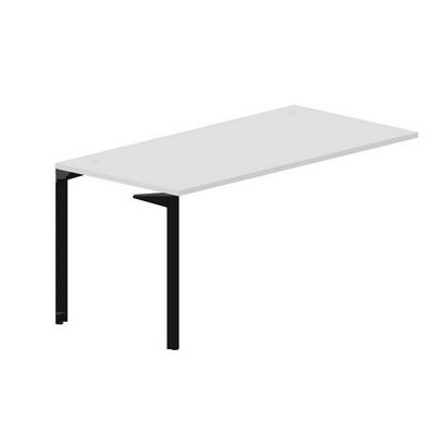 Ray RYPG168 BLNR (Белый/Черный) Стол приставной, 2 громмета