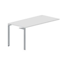 Ray RYPG168 BLTI (Белый/Титан) Стол приставной, 2 громмета