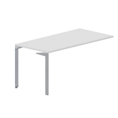 Ray RYPG168 BLTI (Белый/Титан) Стол приставной, 2 громмета