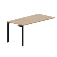 Ray RYPG168 OWNR (Светлый дуб/Черный) Стол приставной, 2 громмета