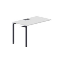 Ray RYPL127 BLAN (Белый/Антрацит) Стол приставной, металлический аутлет