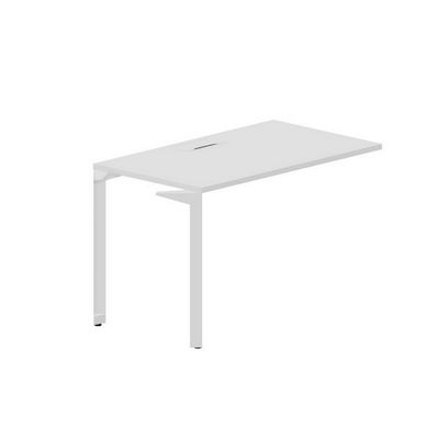 Ray RYPL127 BLBL (Белый/Белый) Стол приставной, металлический аутлет