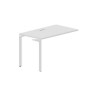 Ray RYPL127 BLBL (Белый/Белый) Стол приставной, металлический аутлет