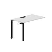 Ray RYPL127 BLNR (Белый/Черный) Стол приставной, металлический аутлет