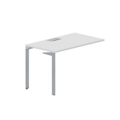 Ray RYPL127 BLTI (Белый/Титан) Стол приставной, металлический аутлет